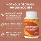 Immune Health Basics Ultra Strength Immunity - Beta Glucano 125 mg - 60 Cápsulas
