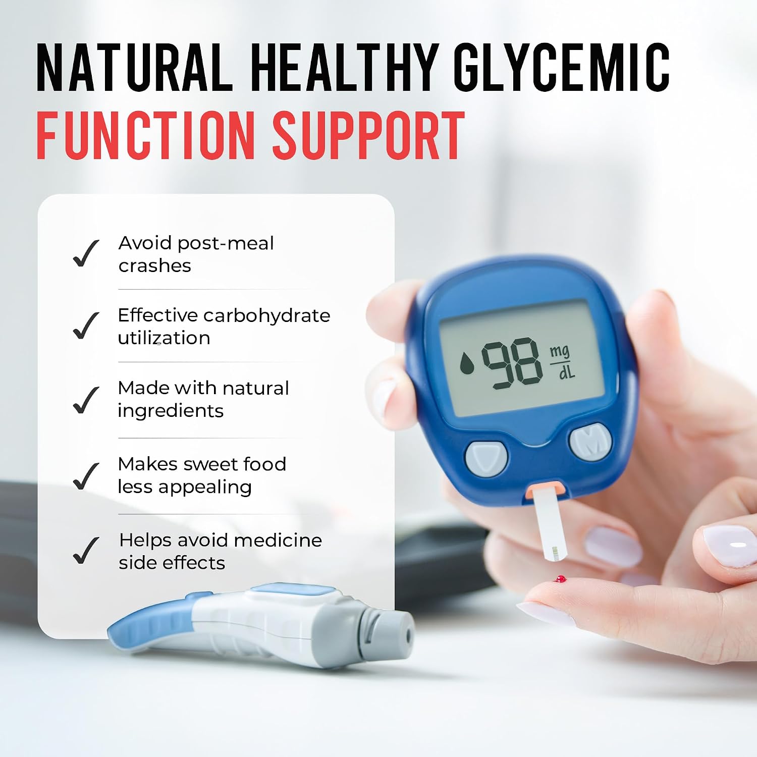 Advanced Glucose Discovery - Complemento para Metabolismo Glucémico con Gymnema Sylvestre, Granada y Crominex 3+ | 90 Cápsulas Veganas