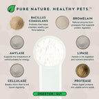 Animal Essentials Plant Enzyme & Probiotics - Probióticos y Enzimas Digestivas para Perros y Gatos