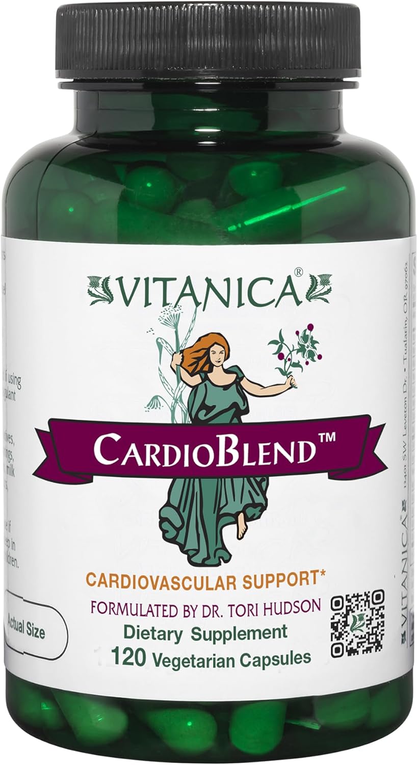 Vitanica CardioBlend - Apoyo Cardiovascular - Vegano - 120 Cápsulas