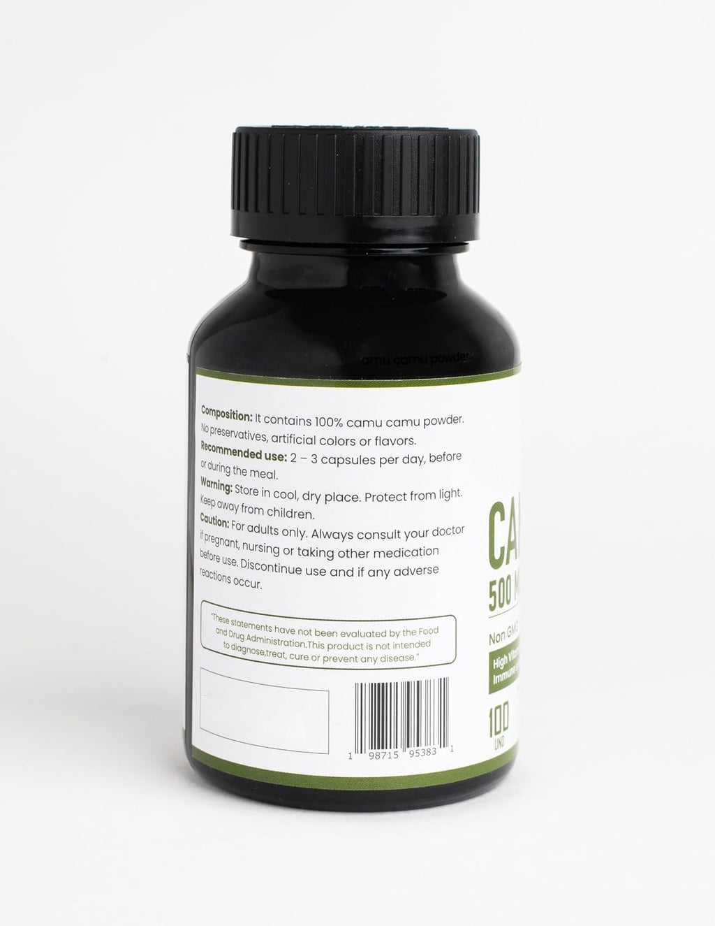 Camu Camu Cápsulas 500 mg - Alto Contenido de Vitamina C