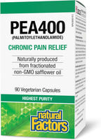 Natural Factors PEA400 - Palmitoylethanolamide Puro, 90 Cápsulas