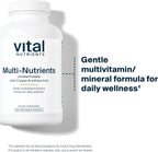 Vital Nutrients Multi-Nutrients 2 - Citrate/Malate Formula (with Copper and no Iron) - Multivitamin and Mineral with Antioxidants - 180 Vegetarian Capsules