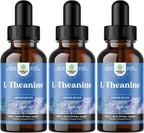 Gotas Líquidas de L-Theanina de Alta Absorción - Suplemento Nootrópico con 200mg de L-Theanina y Extractor de Manzanilla para Concentración y Relajación en Adultos y Niños - 60 ml
