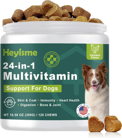 Dog Multivitamin, Glucosamine Chondroitin for Dogs, Dog Vitamins and Supplements, Probiotics, Krill Oil for Hip & Joints, – Image 1