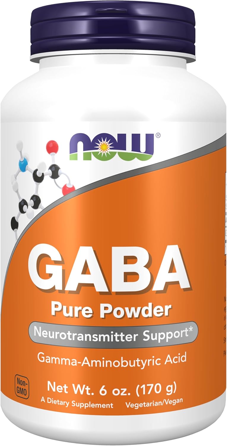 GABA (Ácido Gamma-Aminobutírico) en Polvo - NOW Foods - 170 g