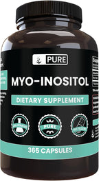 Myo-Inositol Puro 365 Cápsulas – Sin Magnesio ni Rellenos, Verificado en Laboratorio