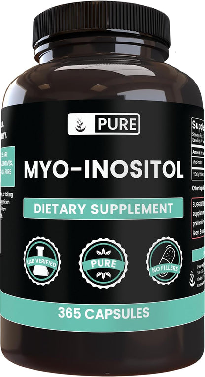 Pure Original Ingredients Myo-Inositol (730 Cápsulas) Sin Magnesio Ni Rellenos de Arroz, Siempre Puro, Verificado en – Image 5