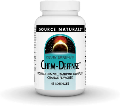 Source Naturals Chem-Defense, 45 Pastillas Naranja – Image 1