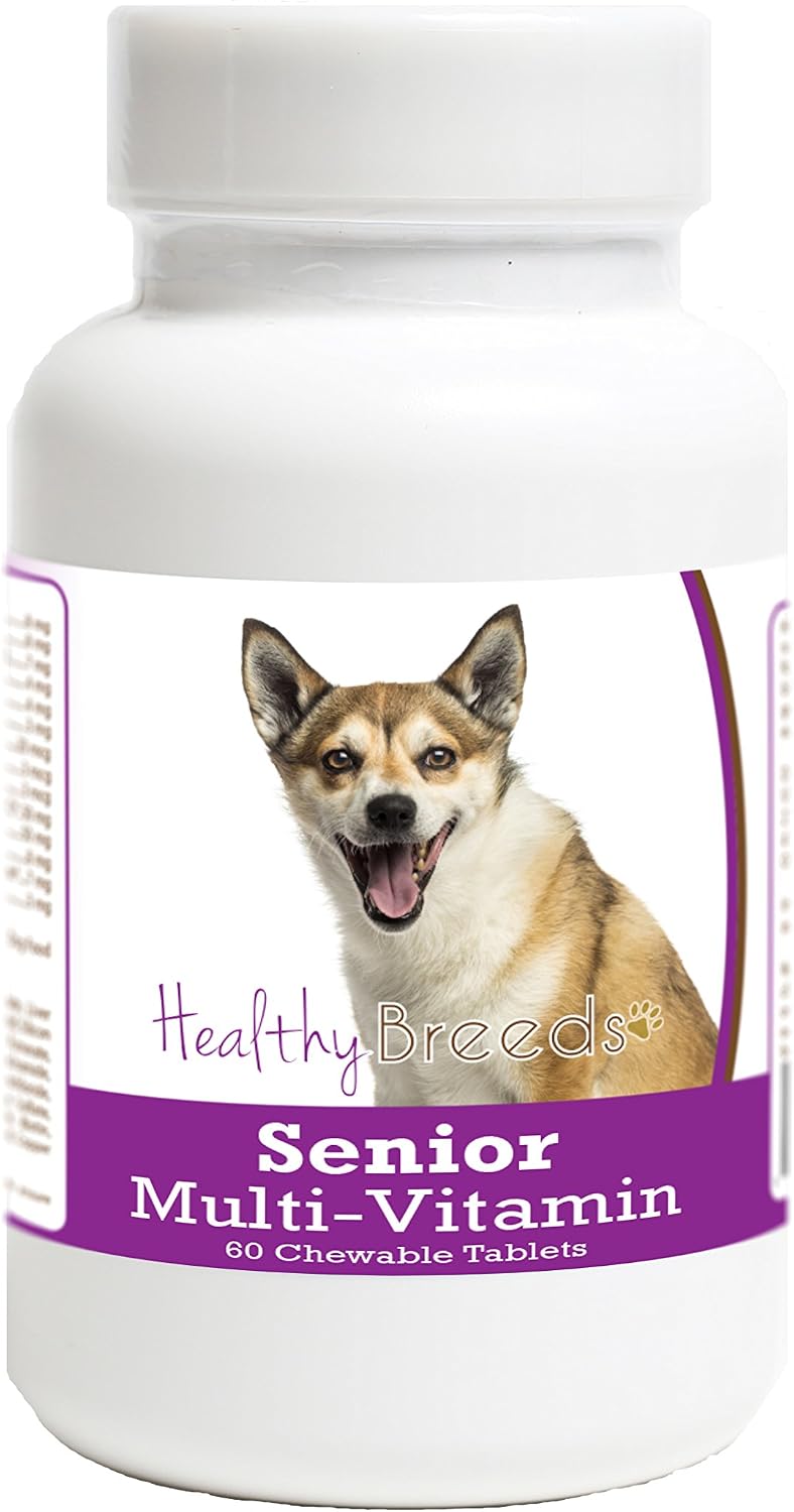 Healthy Breeds Multivitamínico para Perros Senior Norwegian Lundehund - 60 Comprimidos
