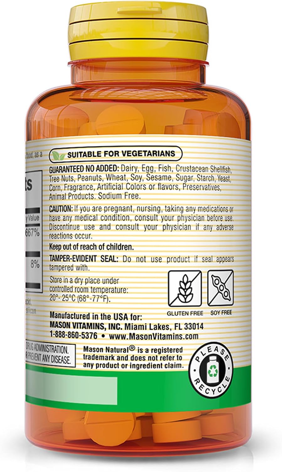 Vitamina B12 1000 mcg con Calcio - 60 Comprimidos