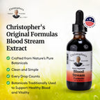 Christopher's Original Formulas Blood Stream Formula, 2 oz Glycerine Extract - Natural Herbal Blend - Pack of 2