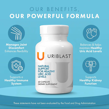 Uriblast Suplemento Natural de Ácido Úrico – Cereza ácida: Contiene melatonina y antioxidantes naturales. – Image 3