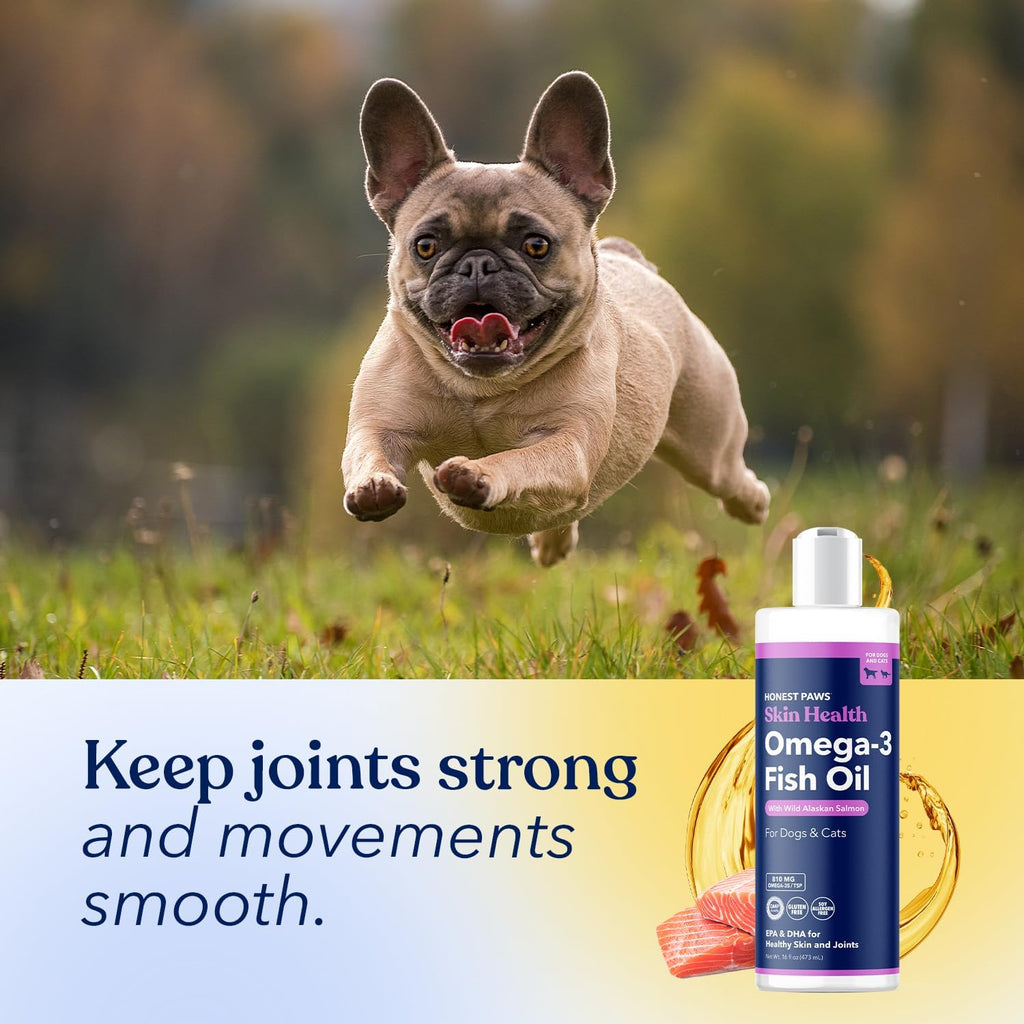 Aceite de Salmón para Perros y Gatos – Omega 3 – 473 ml
