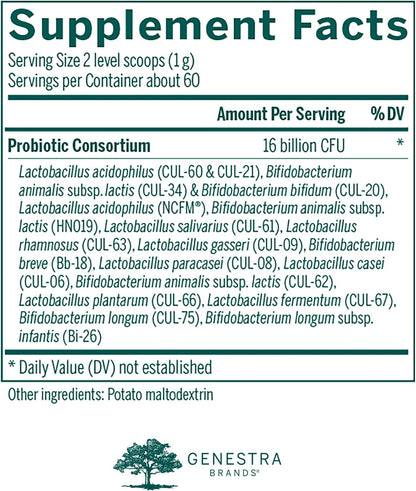 Genestra Brands HMF Multi Strain Powder | – Refrigeración necesaria: Esta fórmula requiere refrigeración para – Image 2