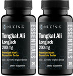 Nugenix Essentials Tongkat Ali para Hombres - Extracto de Longjack 200 mg, 30 Cápsulas