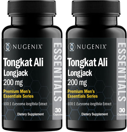 Nugenix Essentials Tongkat Ali para Hombres - Extracto de Longjack 200 mg, 30 Cápsulas – Image 9