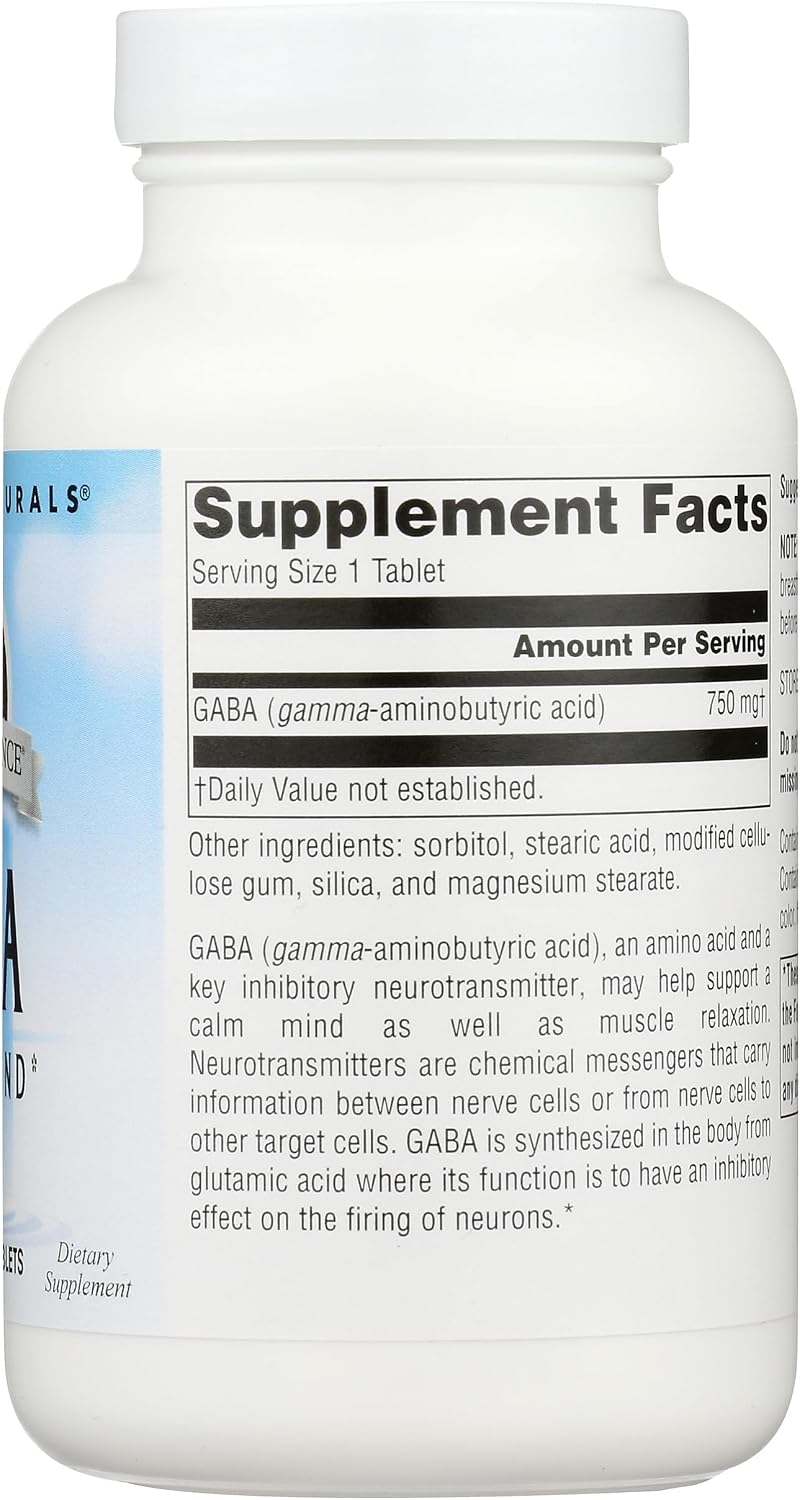 Source Naturals Serene Science GABA 750 mg – 90 Tabletas