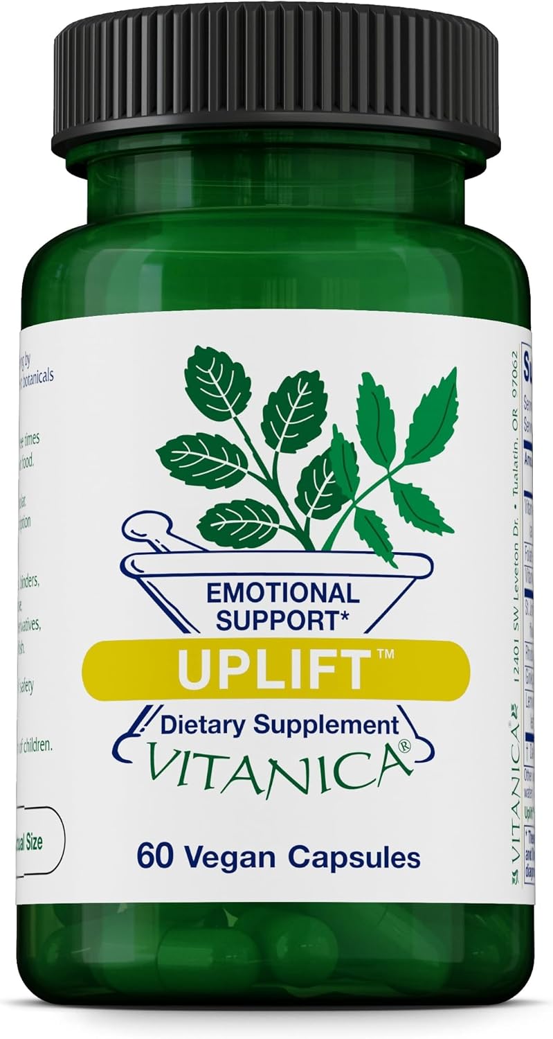 Vitanica Uplift - Apoyo para el Estado de Ánimo y Emocional - 60 Cápsulas Veganas