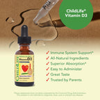 ChildLife Essentials - Vitamina D3 Sabor Arándanos 30 ml