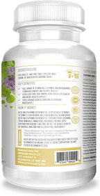 ACTIF Multivitamínico para Mujeres +30 con 30 Vitaminas y Hierbas Orgánicas, No Transgénico, Fabricado en EE.UU., Suministro para 2 Meses
