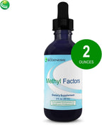 Methyl Factors - Gotas Sublinguales de Vitaminas B12, B6 y Ácido Fólico Metilados - 60 ml