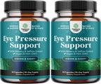 Natures Craft Eye Pressure Support con extracto de arándano - Suplemento vegano para la salud ocular - 30 cápsulas