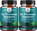Eye Pressure Support con Extracto de Arándano - Suplemento Vegano para la Salud Ocular - Alivio de la Presión Ocular con Azafrán, Ginkgo, Niacina y Más Vitaminas - 30 Cápsulas (2 Paquetes)