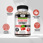Kaya Naturals Berberina HCL 1200 mg - 180 Cápsulas Vegetarianas