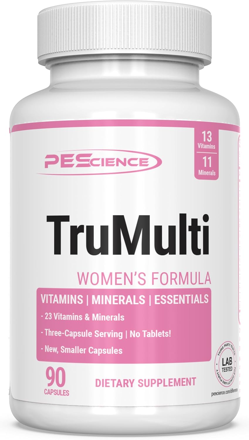PEScience TruMulti Multivitamin para Mujeres – Aporte completo de nutrientes: Proporciona una mezcla equilibrada – Image 1