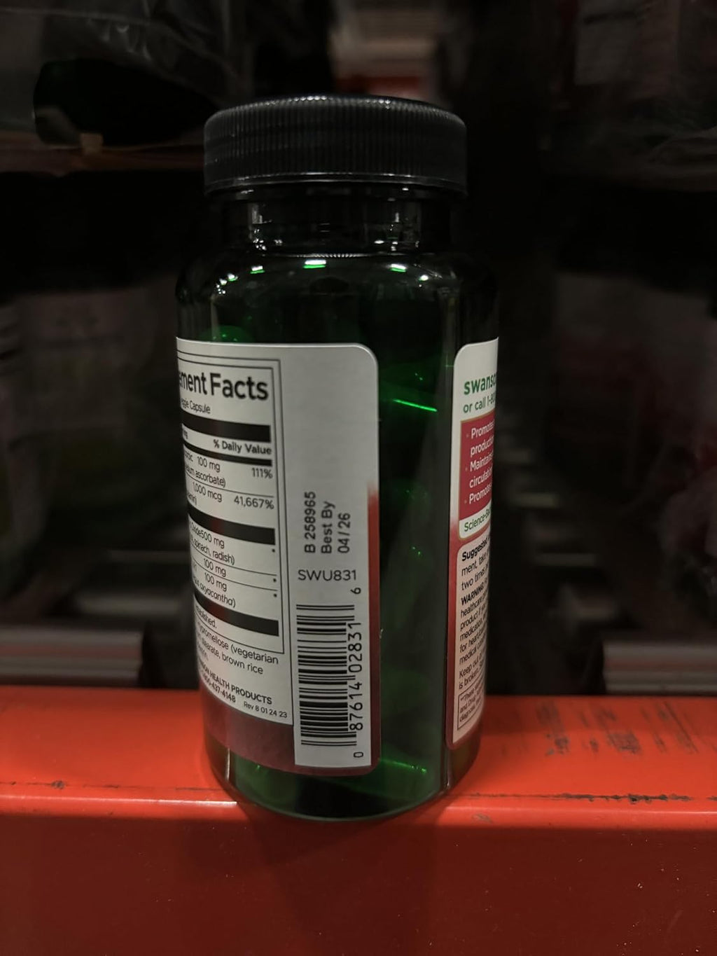 Swanson Ultra Complejo de Raíz de Remolacha 60 Cápsulas Vegetales
