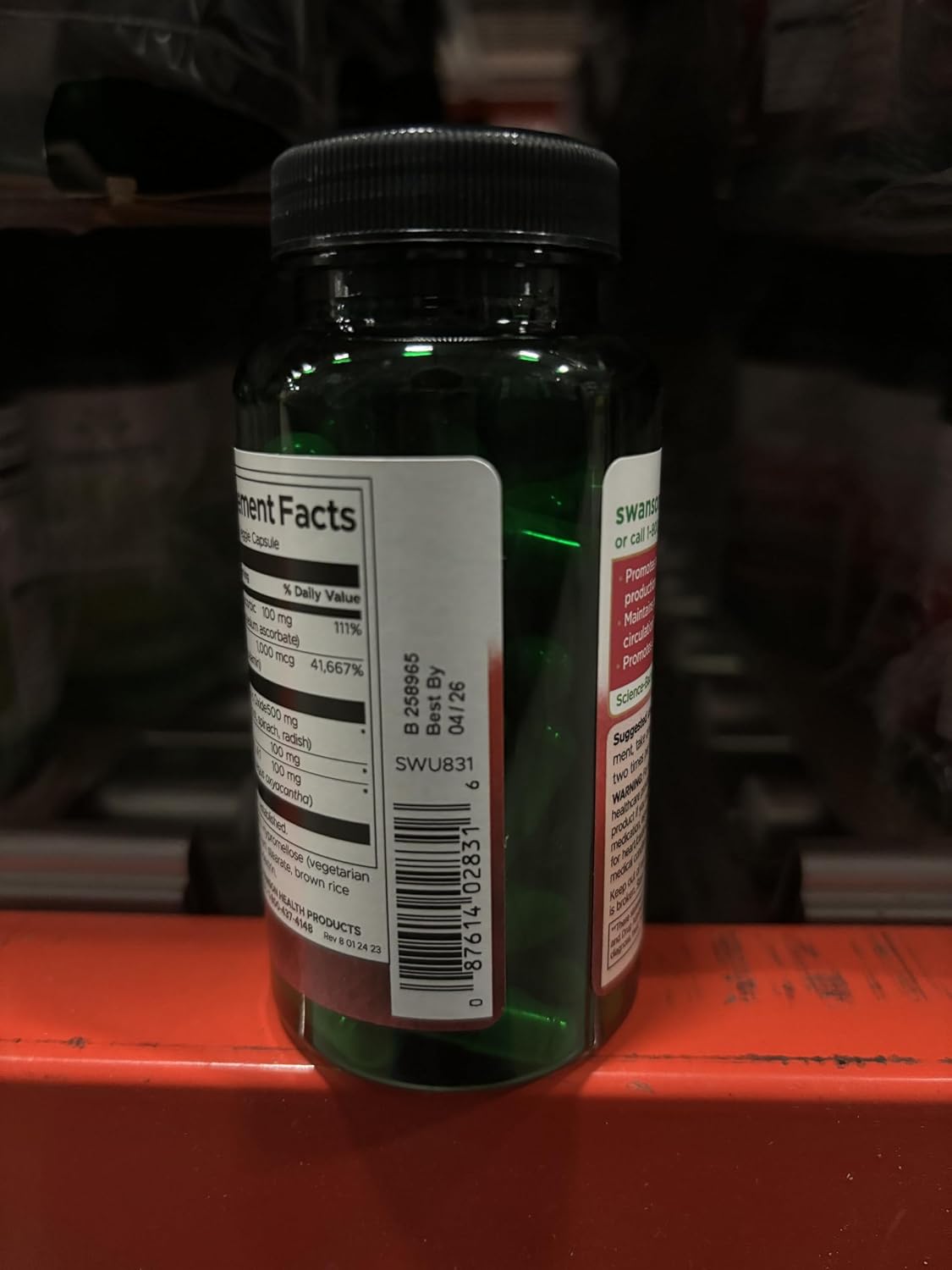 Swanson Ultra Complejo de Raíz de Remolacha 60 Cápsulas Vegetales