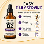 Think Above Vitamina B2 Riboflavina Gotas Líquidas - 60 ml