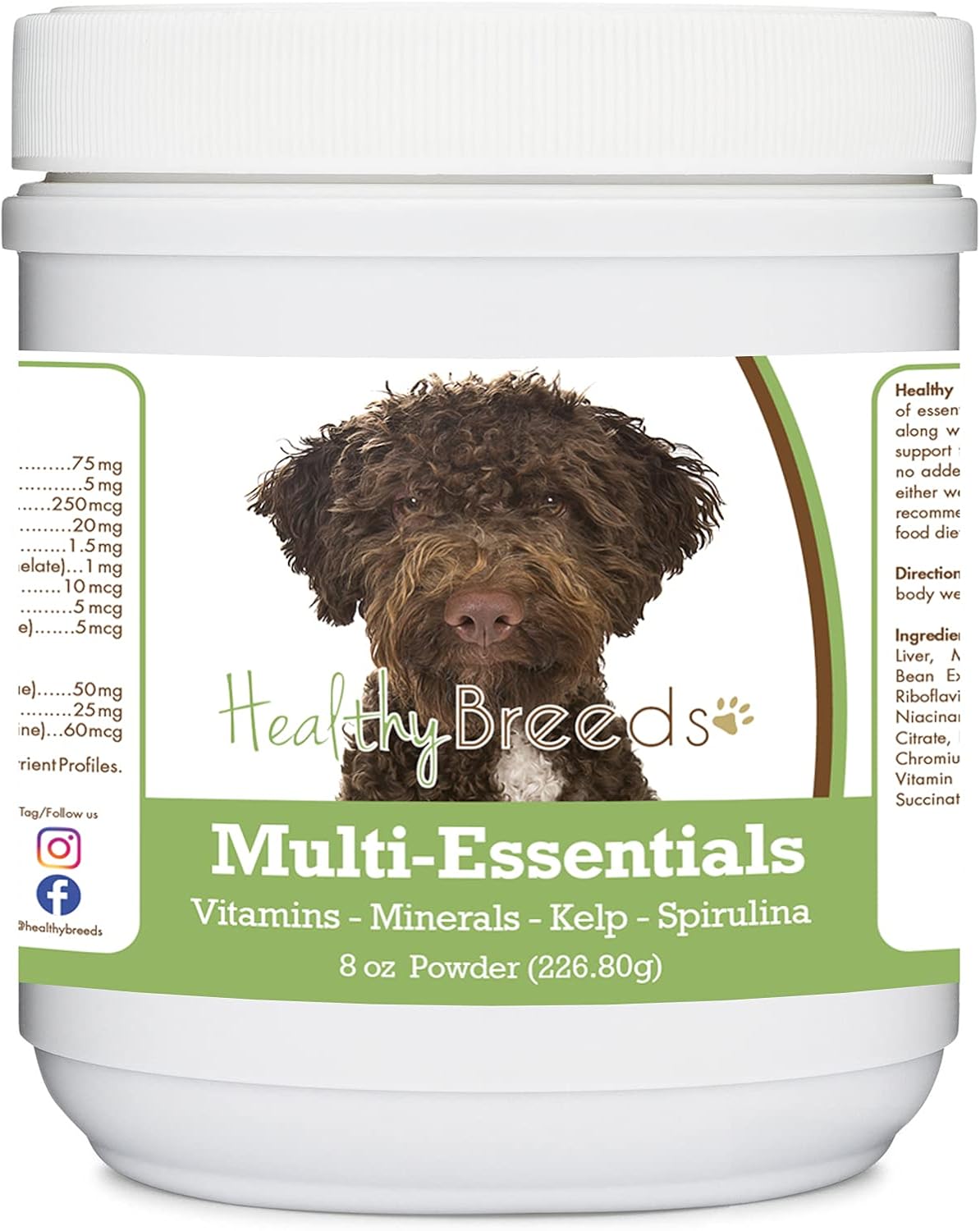 Healthy Breeds Multi-Essentials Polvo para Perros - Multivitamínico y Minerales Quelados - 227 g