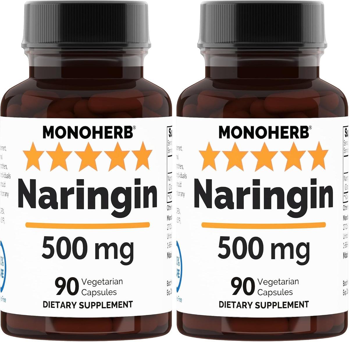 MONOHERB Naringina 500 mg - 90 Cápsulas Vegetales - 90 Dosis – Image 4