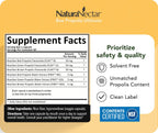 NaturaNectar Ultimate Bee Propolis - Brazilian Propolis Capsules (60 Count)
