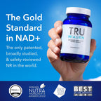 TRU NIAGEN Suplemento de NAD+, 60 cápsulas de 300 mg - Nicotinamida Ribósido