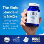 TRU NIAGEN Suplemento de NAD+ Patentado, 300 mg de Niagen (Nicotinamida Ribósido), 30 Cápsulas (2 Botellas)