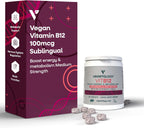 VEGETOLOGY Vitamina B12 Sublingual Vegano - 100 mcg, 60 Comprimidos