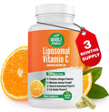 Vitamina C Liposomal 1200 mg - 180 Cápsulas Veganas de Alta Absorción