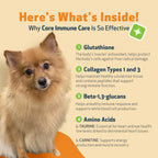 Pet Wellbeing Core Immune Care para Perros - Antioxidante Diario en Polvo (105 g)