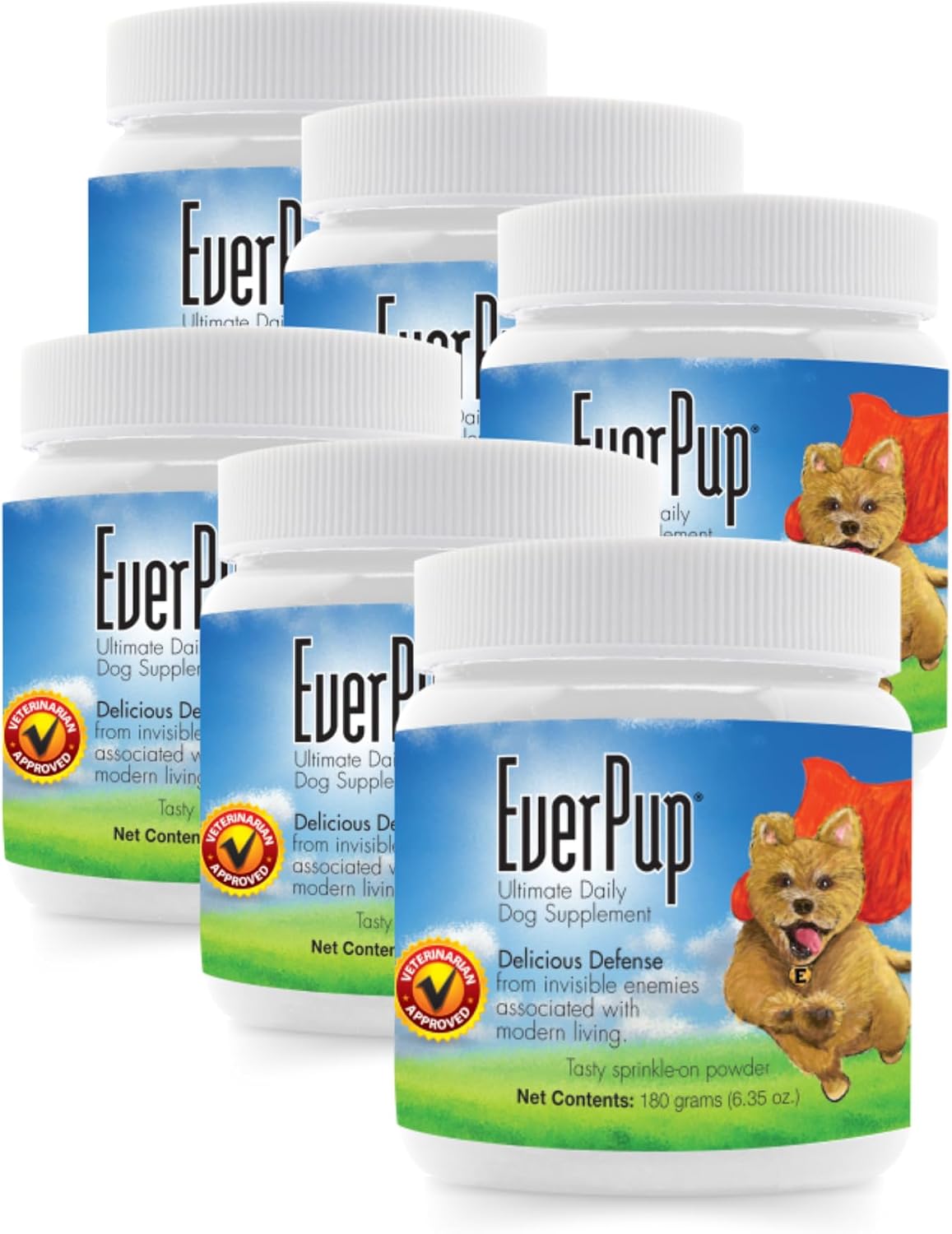 EverPup Suplemento para Perros, 1080g – Multivitamínico con Glucosamina, Probióticos y Antioxidantes