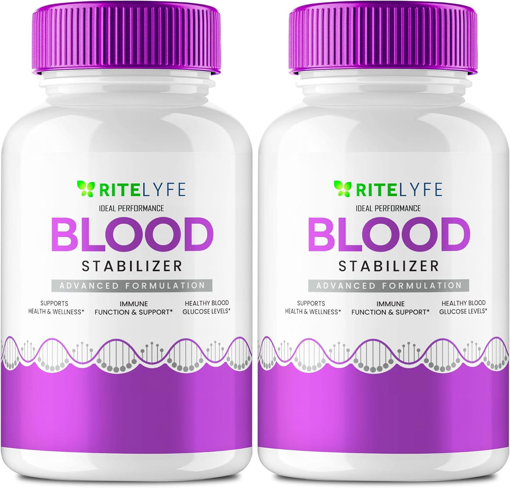 Ritelyfe Blood Stabilizer - Complemento Alimenticio en Cápsulas (2 Paquetes)