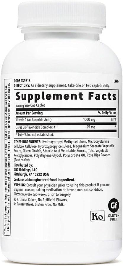 GNC Vitamina C 1000 mg, 90 Comprimidos, Proporciona Apoyo Inmunitario – Image 2