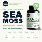 Cápsulas de Musgo Marino y Espirulina - Complemento Alimenticio Natural - 120 Cápsulas