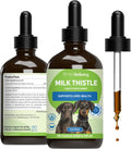Pet Wellbeing Milk Thistle para Perros - Cardo Mariano Orgánico, Apoya la Función Hepática y la Desintoxicación - Certificado NASC - 118 ml