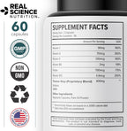 Real Science Tardivex - Suplemento de soporte nervioso con Vinitrox, GABA y vitaminas B - 60 cápsulas