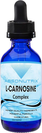 Absonutrix L-Carnosina - 583 mg, 118 ml (4 oz) - 200 Servings, Gotas Líquidas de Alta Biodisponibilidad
