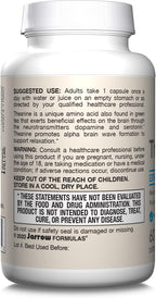 Jarrow Formulas Extra Strength L-Teanina 200 mg - 60 Cápsulas Veganas