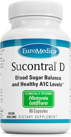 Euromedica Sucontral D - Complemento para el Control de la Glucosa - 60 Cápsulas